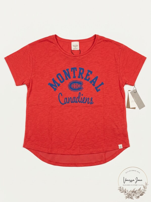 NHL Montreal Canadiens Adult Women Touch S Base Reversible Tee