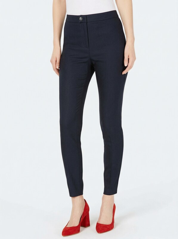 I.N.C. Seamed Extend-Tab Skinny Pants, Size 18