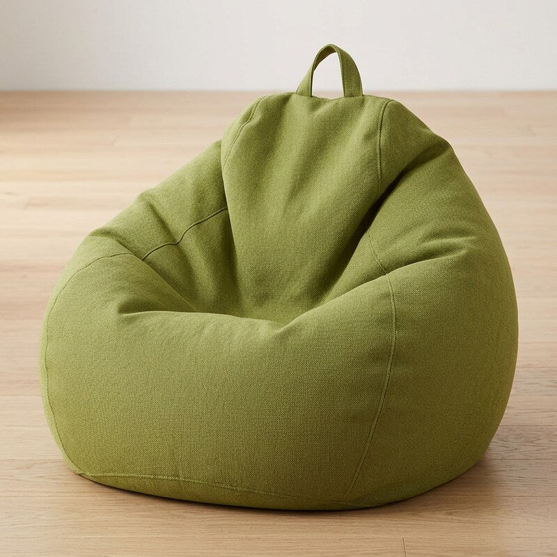 Mekiyo Bean Bag Sofa Chairs Cover, Classic Lazy Lounger Bean Bag Storage