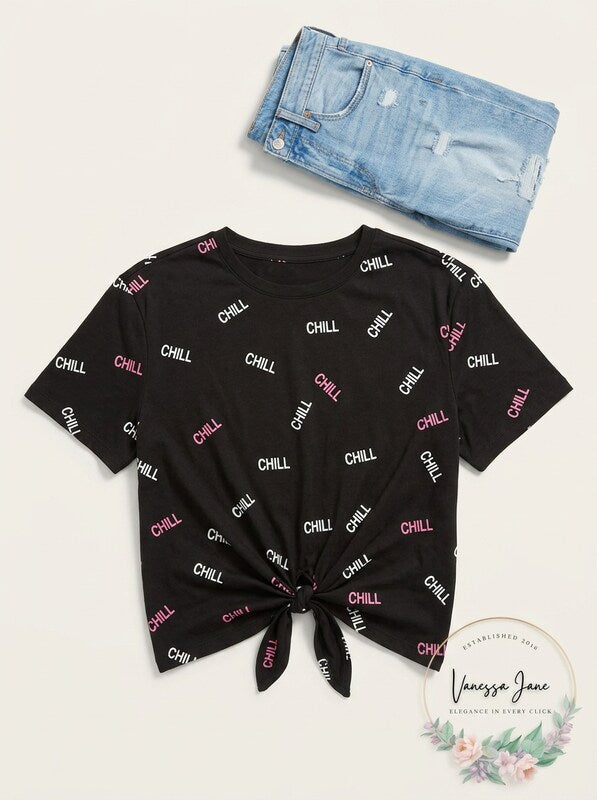 Rebellious One Juniors Cotton Chill Graphic T-Shirt, Size Small