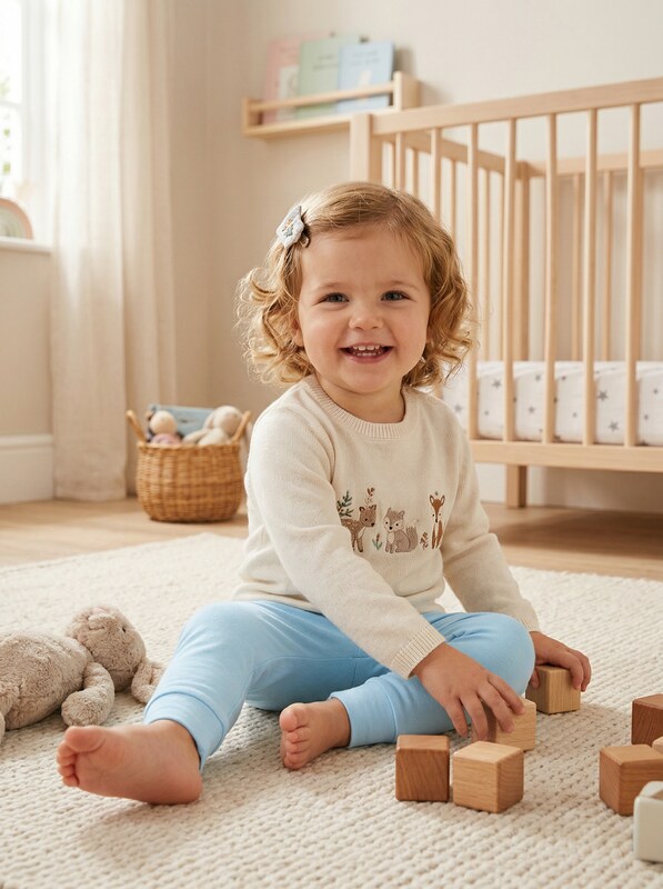 First Impressions Cotton Jogger Pants Baby Boys or Baby Girls, Size 3/6 Months