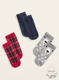 First Impressions Baby Boys 3-Pk. Outdoor Socks, 6-12Mo