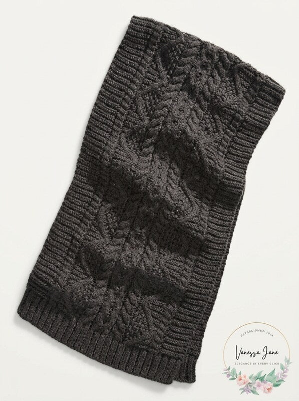 Steve Madden Mens Chunky Scarf, Grey, One Size