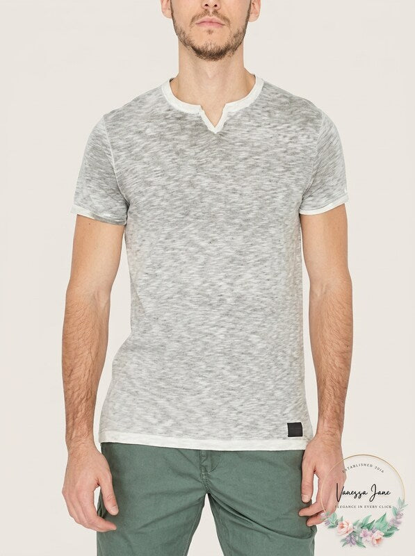 Buffalo David Bitton Mens Kali Space Dyed T-Shirt, XL