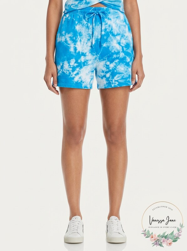 Year of Ours Tie Dyed Sweat Shorts, Size Small