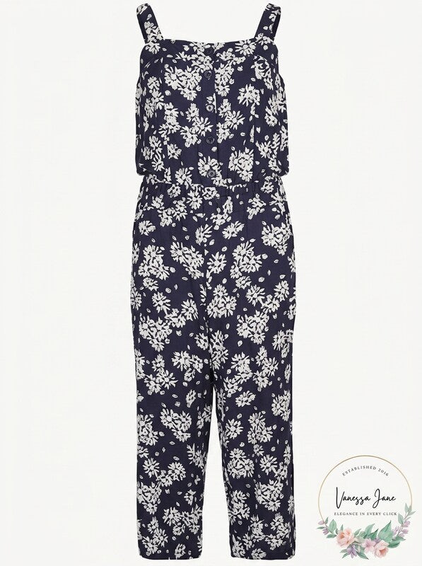 Epic Threads Big Girls 2-Pc. Floral-Print Tank Top & Pants Set, Size Large