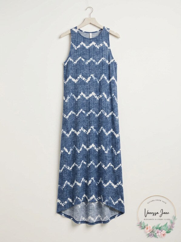Roudelain A1134 Flint Stone Printed Maxi Loungewear Nightgown Size Medium