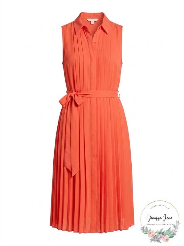 Nanette Lepore Sleeveless Pleated Front Dress, Size 2