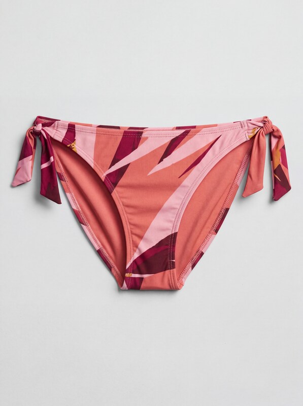 Volcom Juniors Printed Side-Tie Bikini Bottoms Womens Swimsuit,Size Small