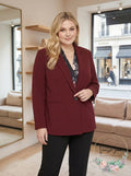 Nine West Plus Size One-Button Jacket, Size 18W