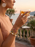 Thalia Sodi Gold-Tone 4-Pc. Set Imitation Pearl and Crystal Bangle Bracelets