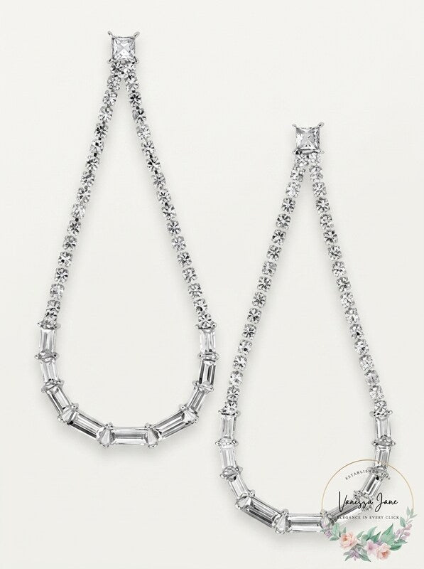 Inc Crystal Open Drop Earrings, Various Options