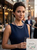 Carolee Silver-Tone Stone and Crystal All-Around Collar Necklace