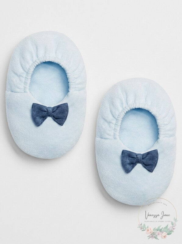 First Impressions Baby Boys Bowtie Booties,0/6 Months