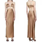 Reformation Poppies Silk Dress Croissant Size 10