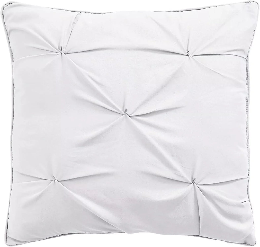 Vcny Home Carmen Pintuck 4 Piece Comforter Set, Queen Bedding