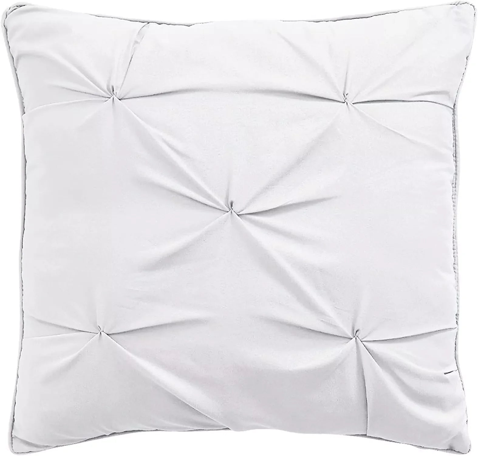 Vcny Home Carmen Pintuck 4 Piece Comforter Set, Queen Bedding