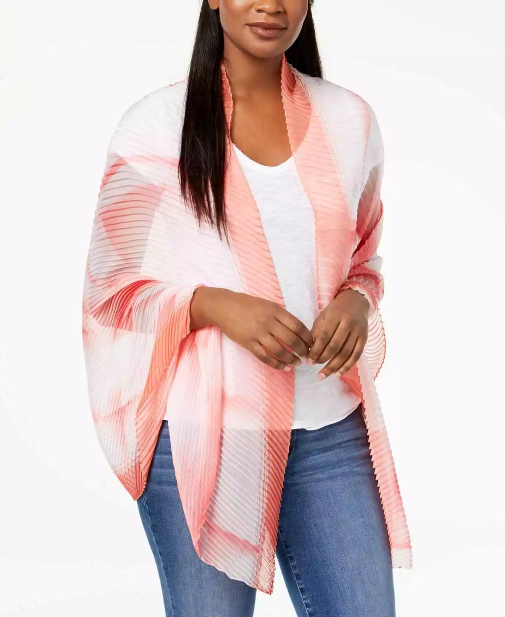 I.n.c. Ombre Geo Pleated Wrap