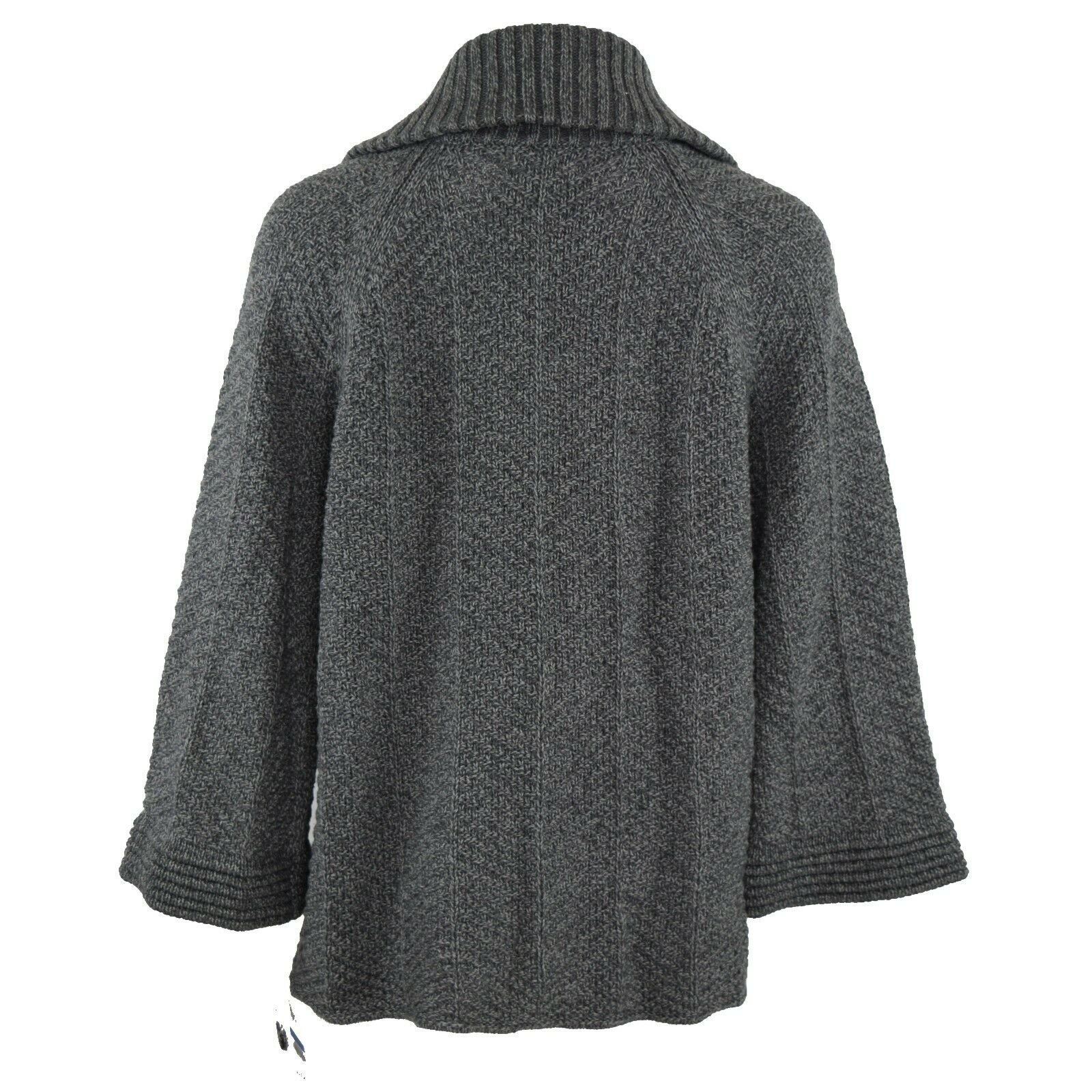 JM Collection Women's Wing-Collar Flyaway Cardigan, Size Medium
