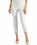 Alfani Lace-Hem Ankle Pants