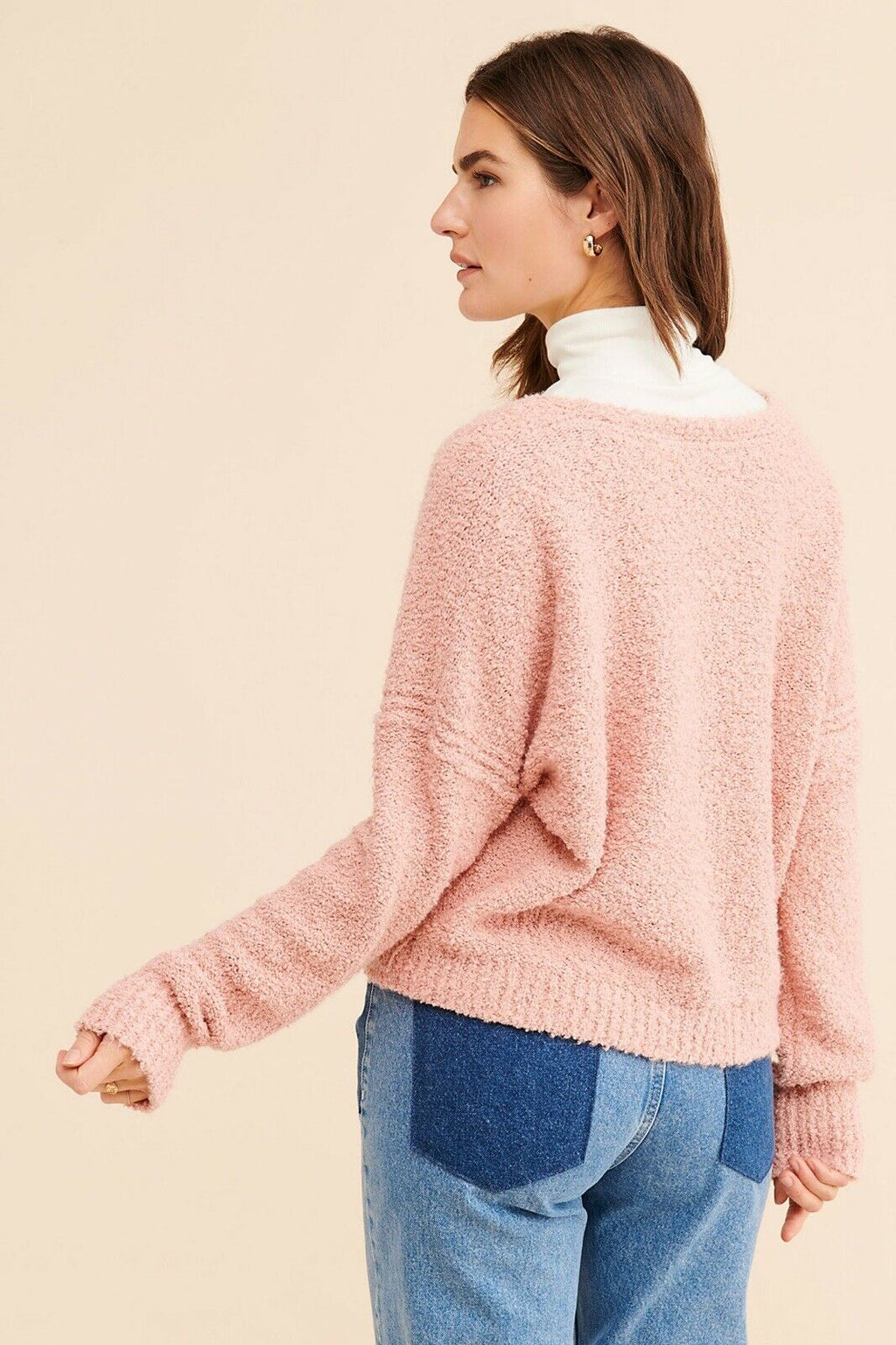 Free People Finders Keepers V Neck Sweater
