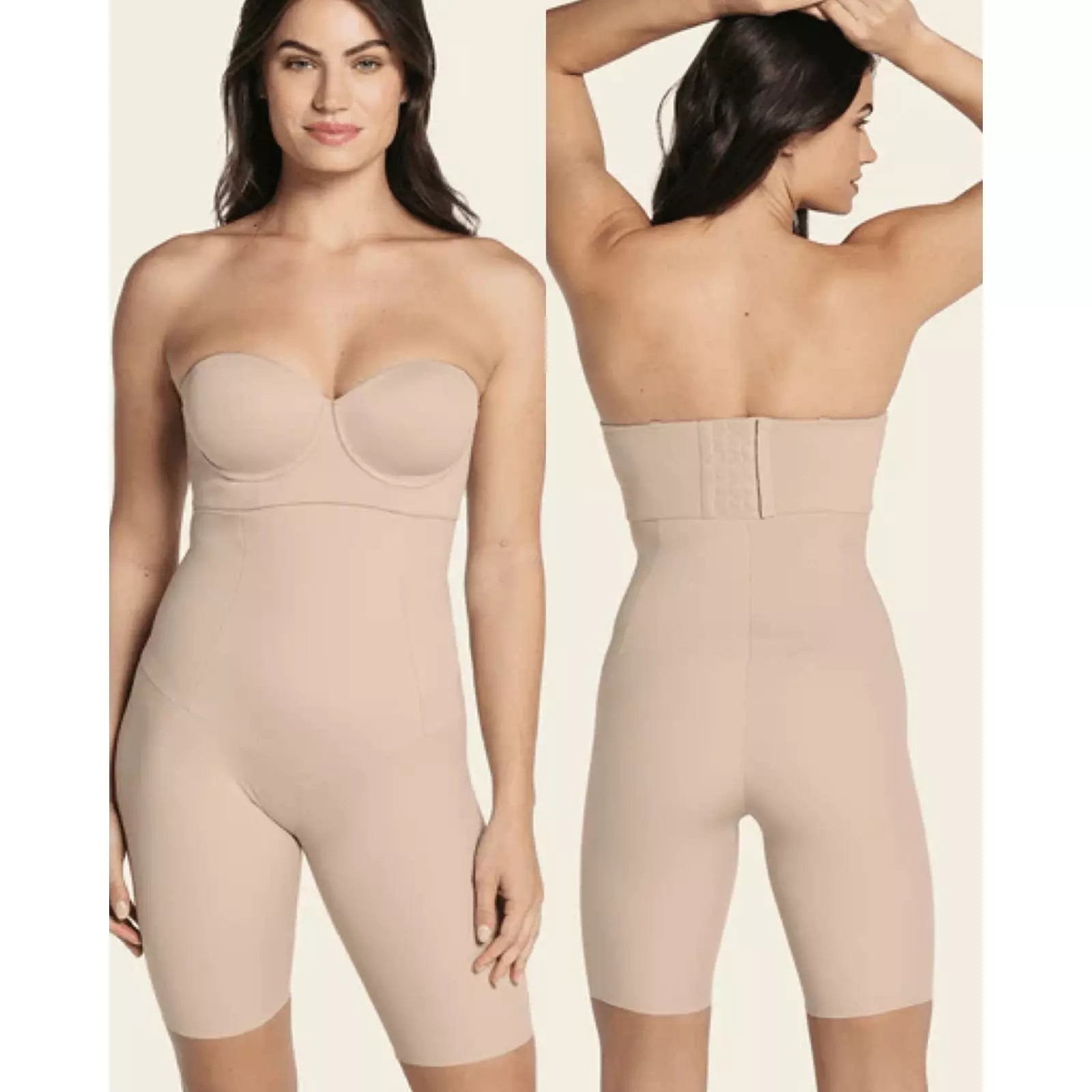 Leonisa Womens Extra High-Waisted Sculpting Shaper Short