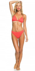 Roxy Poppy Red Mind of Freedom Bikini Swim Bottoms, Size XL