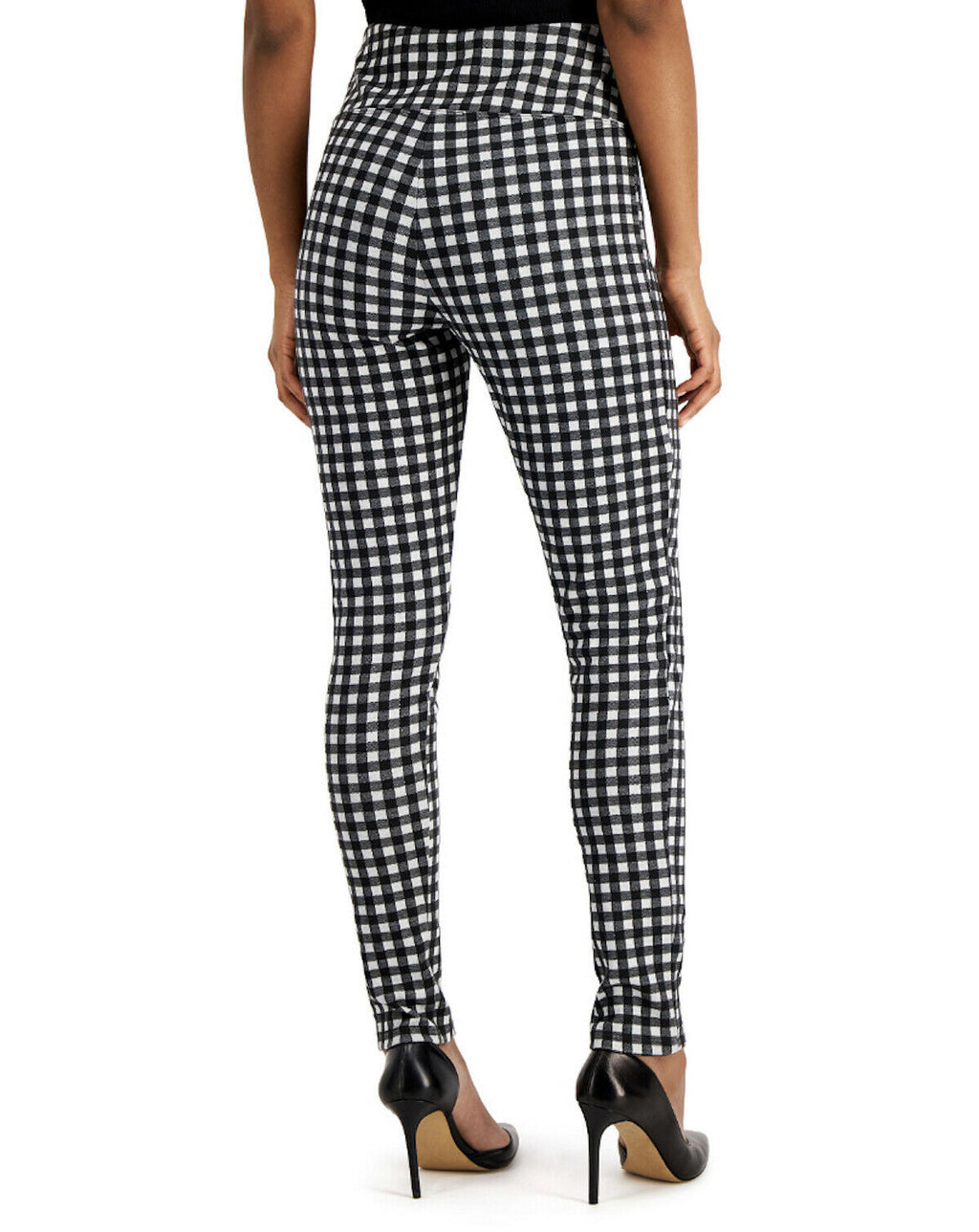 Inc International Concepts Gingham High Rise Leggings, Size XS