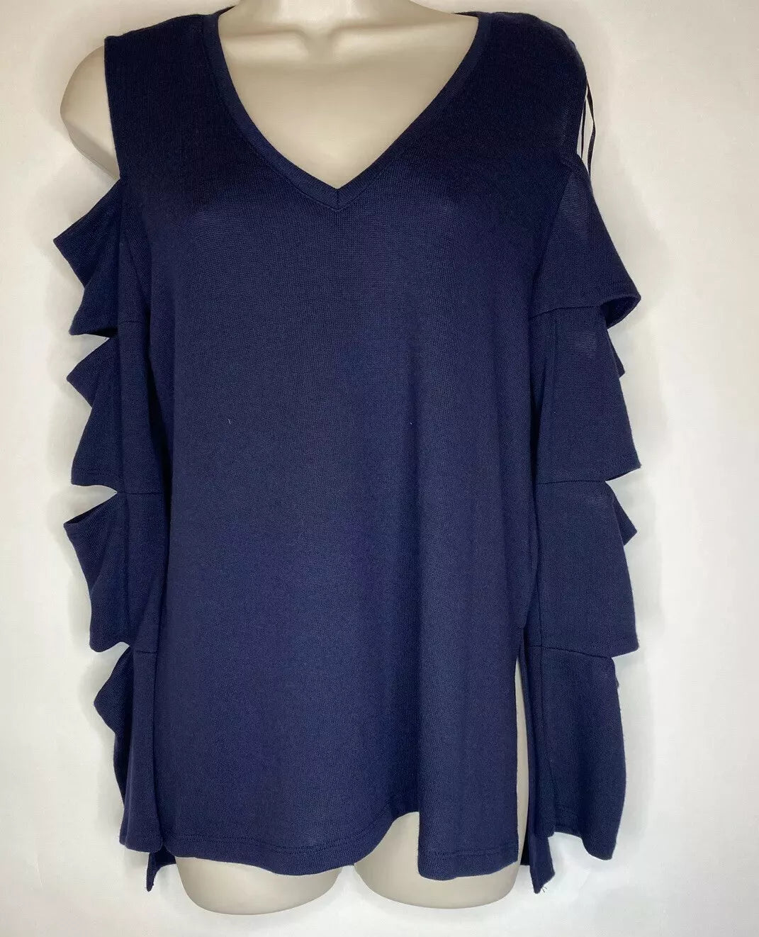 1.State Women's Cutout V-Neck Top, Size XS