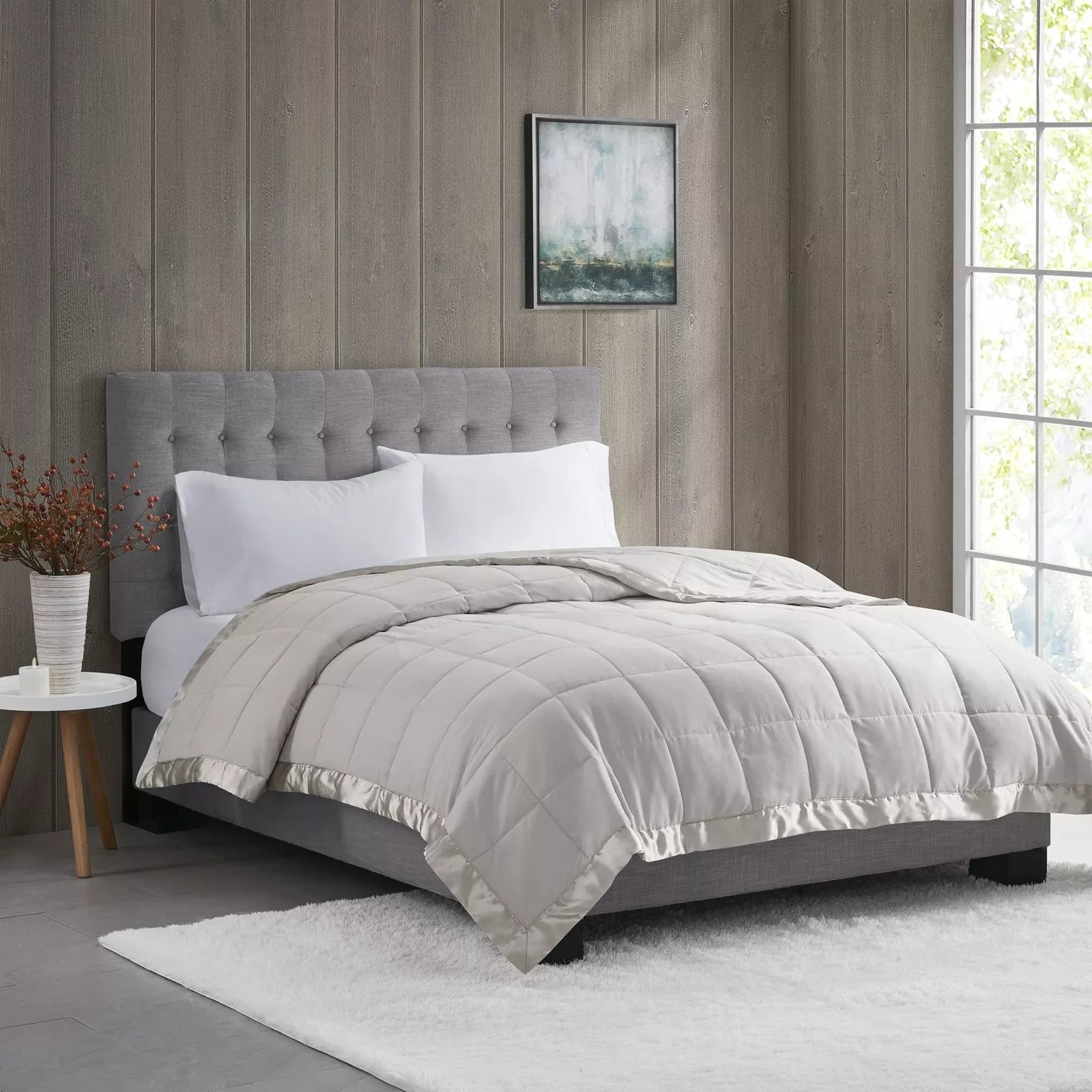 Madison Park Windom Down Alternative Blanket, Microfiber with 3M Scotchgard King