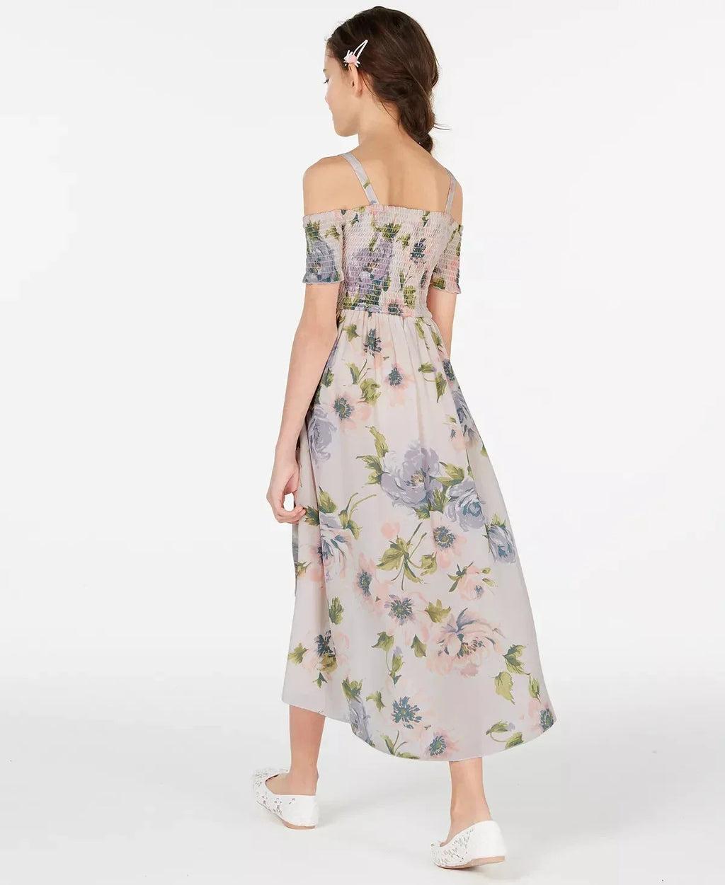 Rare Editions Big Girls Floral Maxi Dress, Size 10