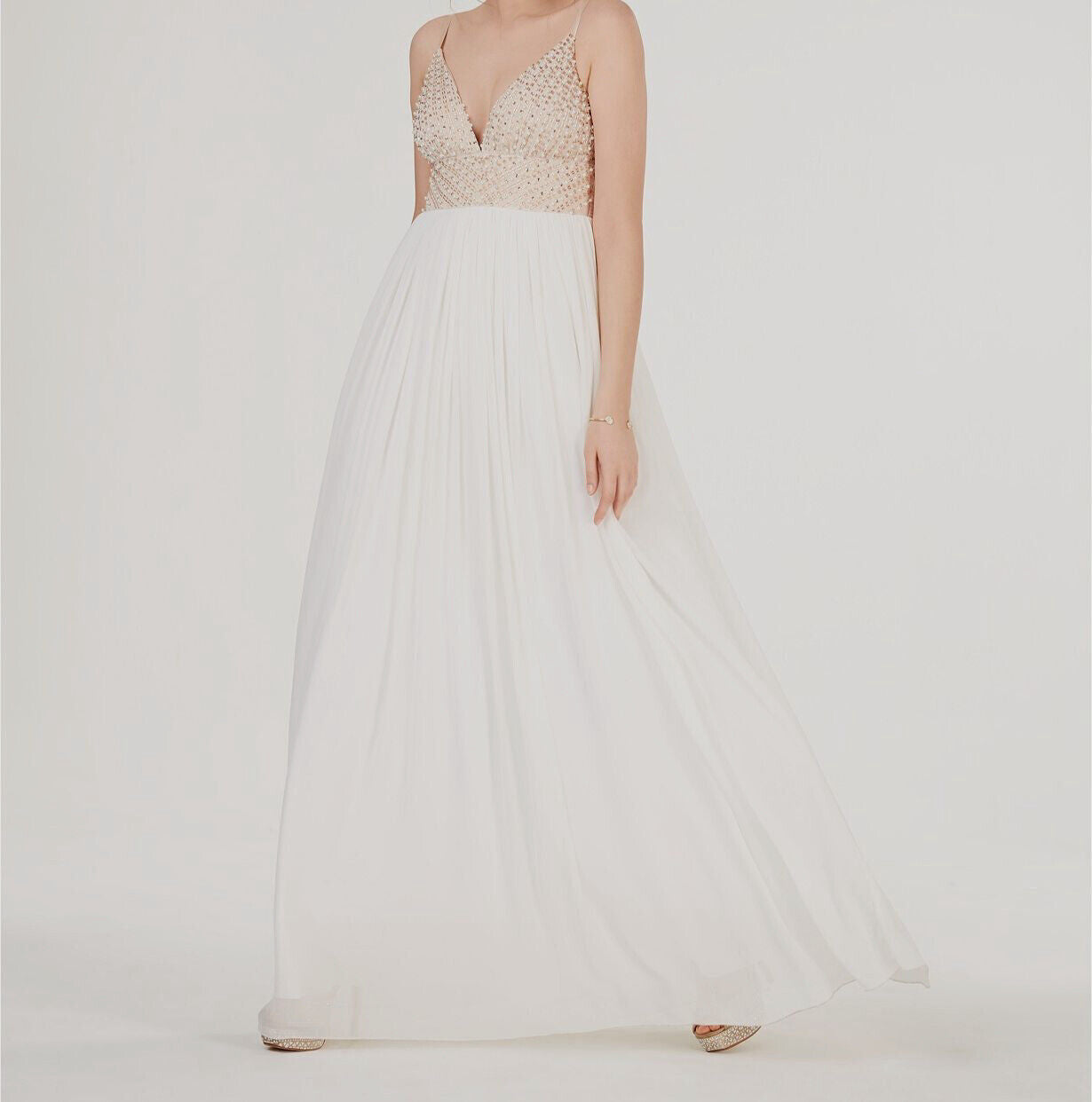 Speechless Juniors Embellished Tulle-Underlay Gown, Size 11