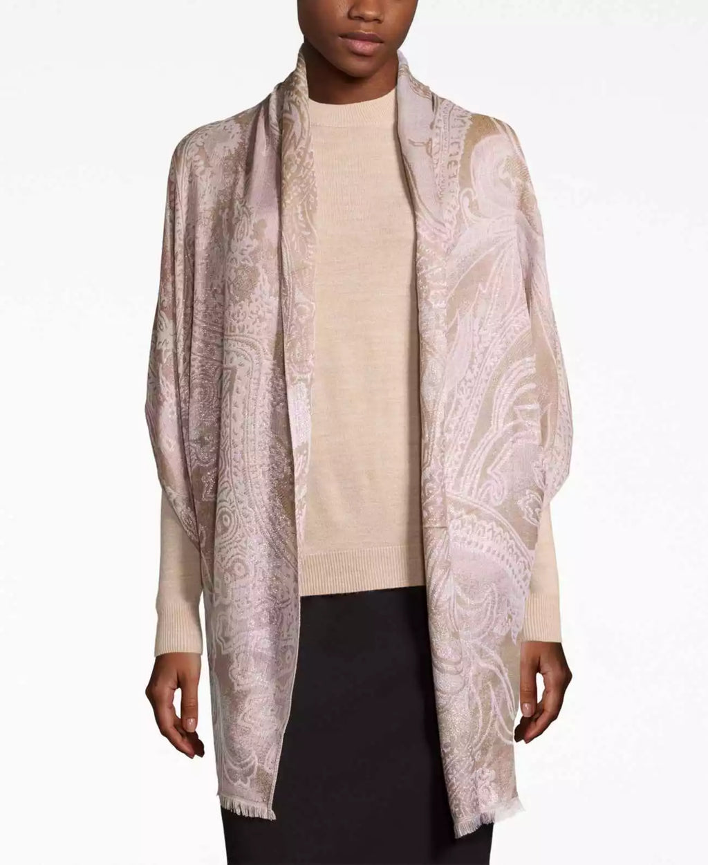 International Concepts Tranquil Scale Jacquard Wrap & Scarf