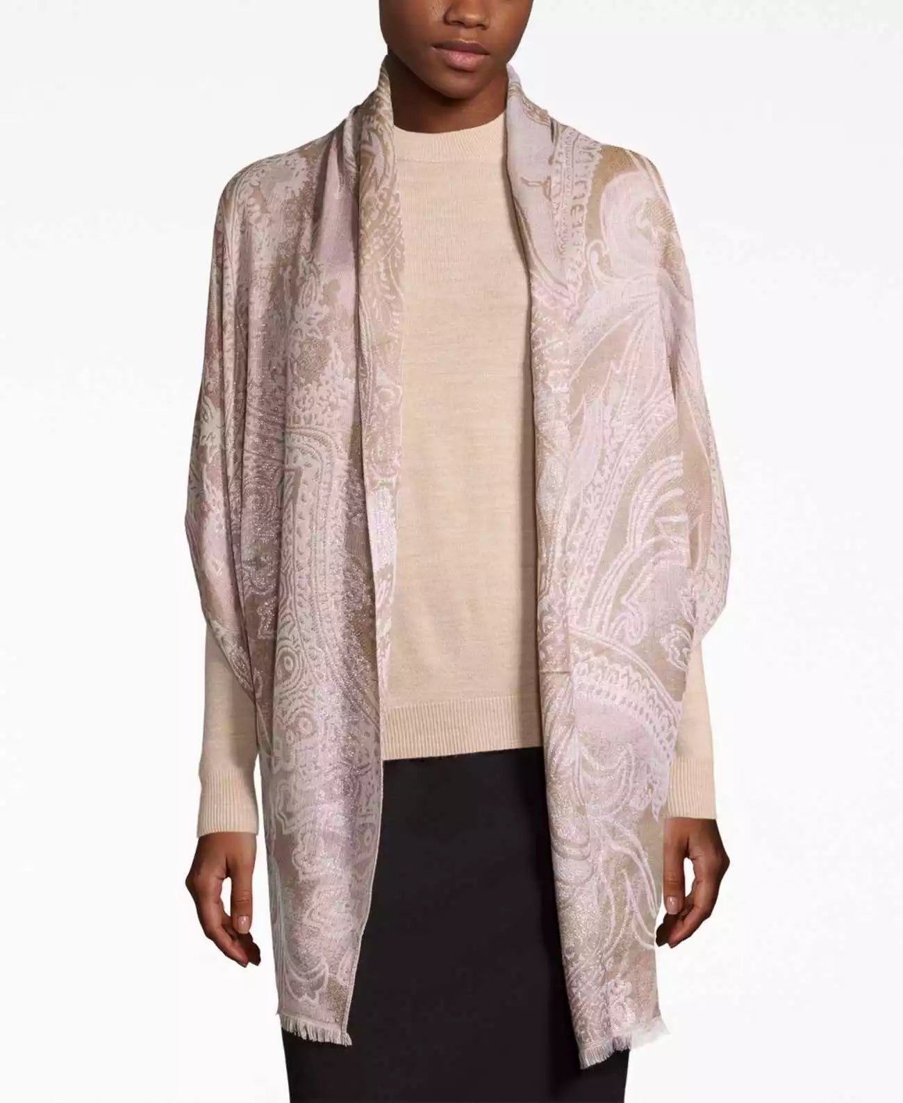 International Concepts Tranquil Scale Jacquard Wrap & Scarf