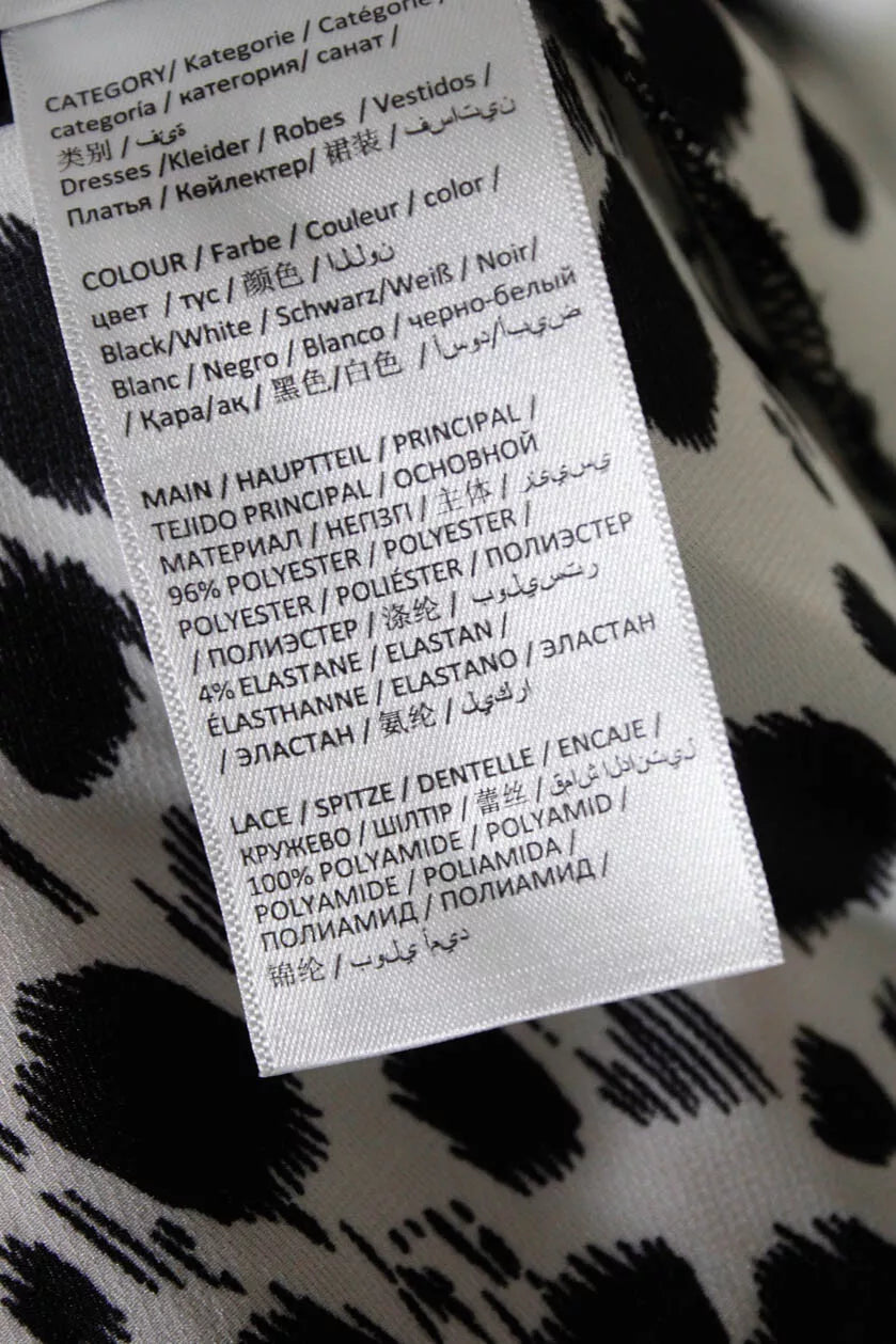 Lost Ink Plus Lace-Trim Animal-Print Dress