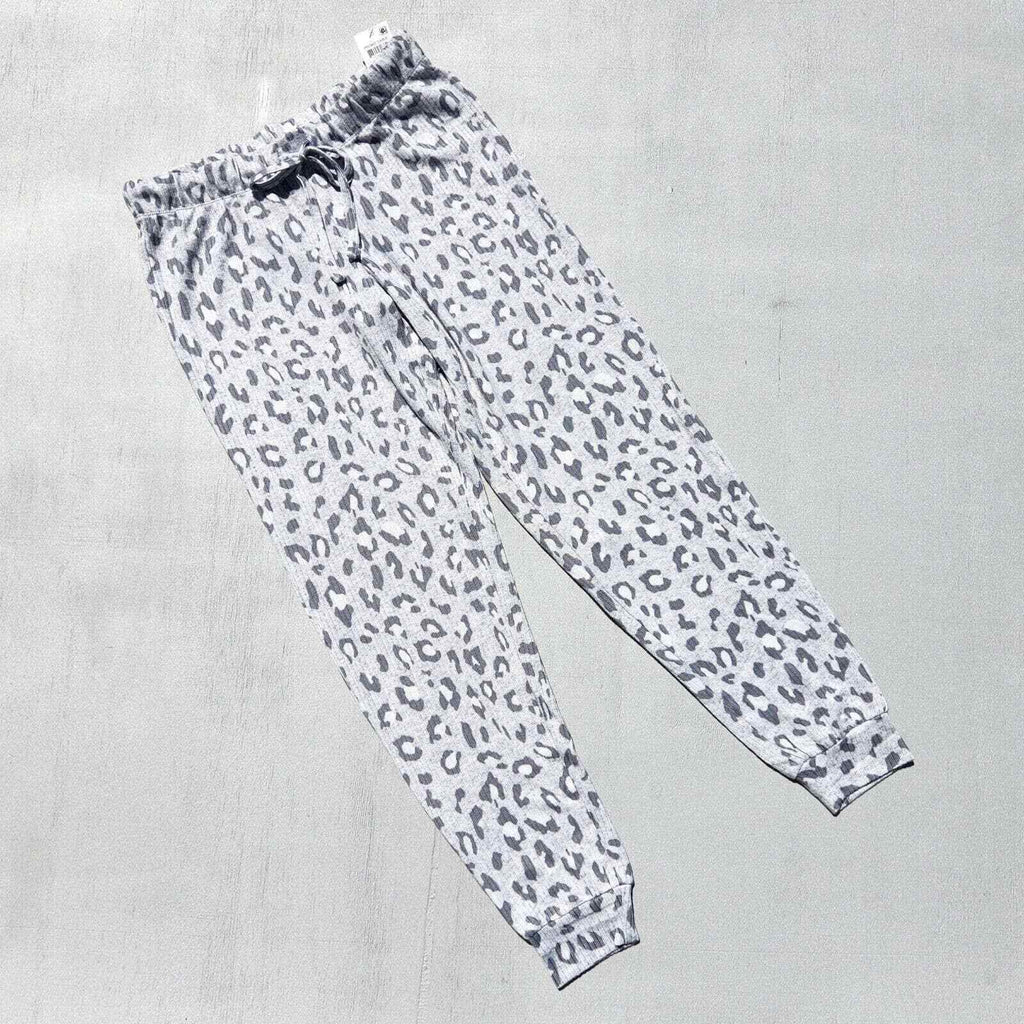 Jenni Ribbed Pajama Jogger Pants, Size Small