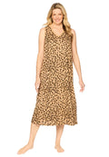 Dreams and Co. Womens Long Sleeveless Sleepshirt