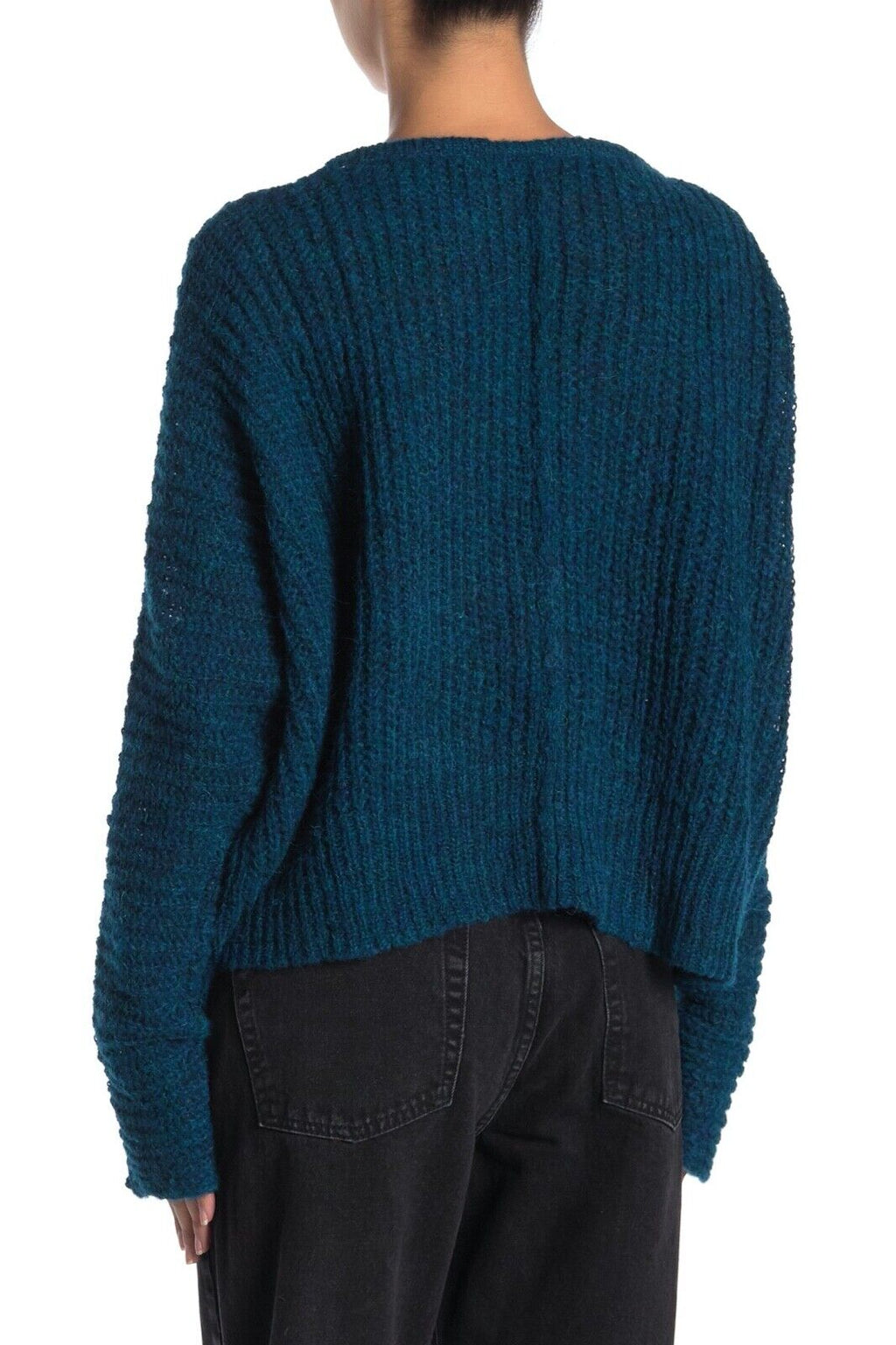 Free People Moonbeam V-Neck Alpaca Sweater, Size XS