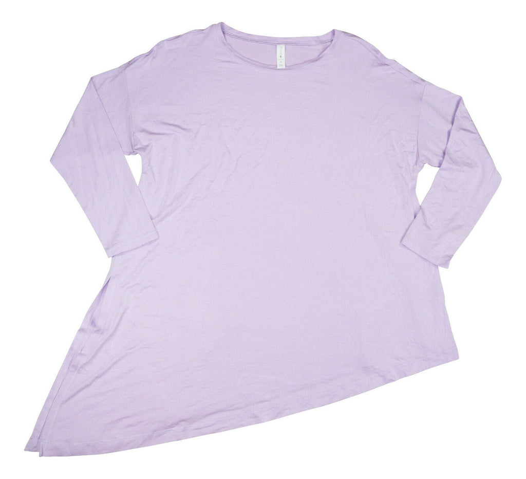 Ideology Asymmetrical Hem Long Sleeve Athletic Top