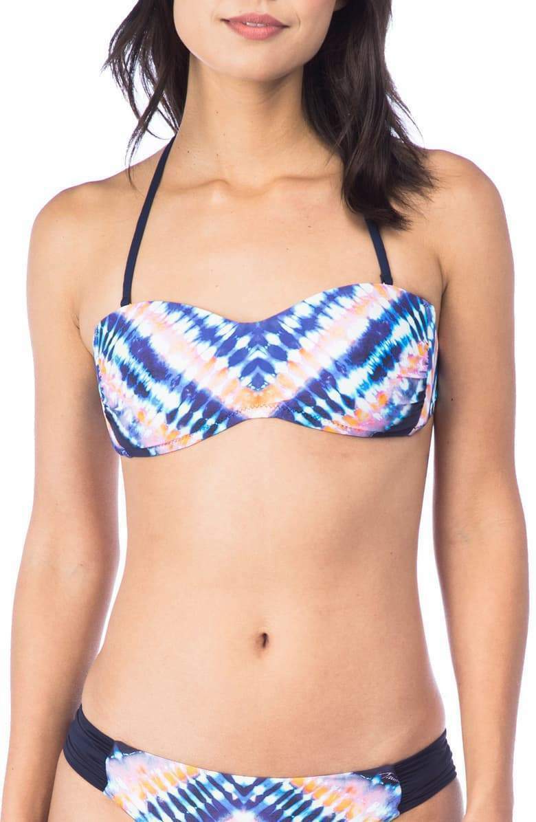 Trina Turk Womens Bandeau Neck Lined Removable Halter Strap Top, Size 10