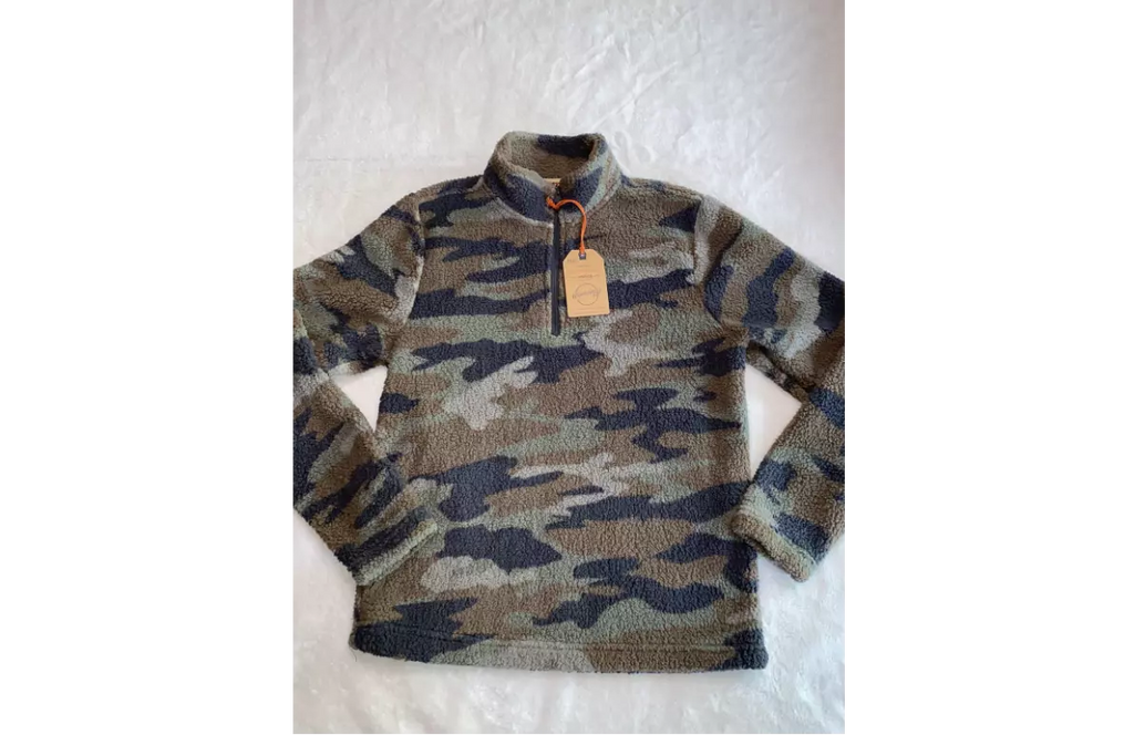 Weatherproof Mens Vintage Camo Sweatshirt, Size Medium