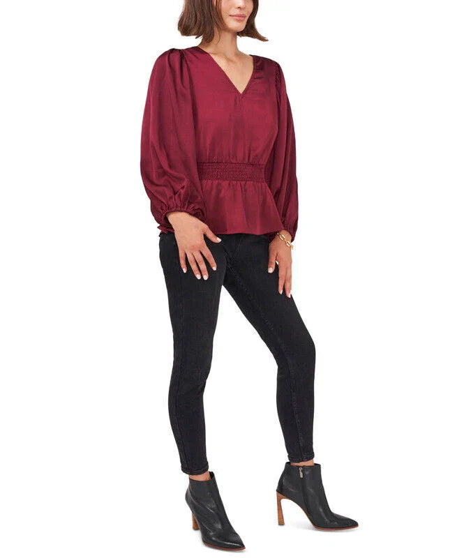 Vince Camuto Peplum Blouse, Size Medium