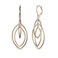 Anne Klein Gold-Tone Orbital Drop Extra Large Earrings