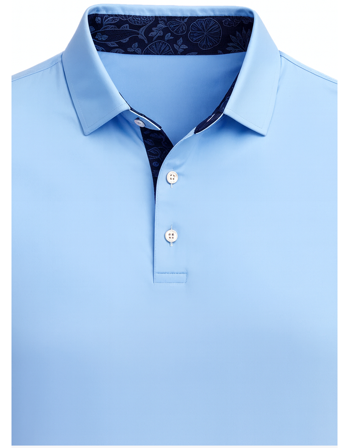 Personalized Groomsmen Golf Polo - Premium Blue Depths print - Performance Fabric