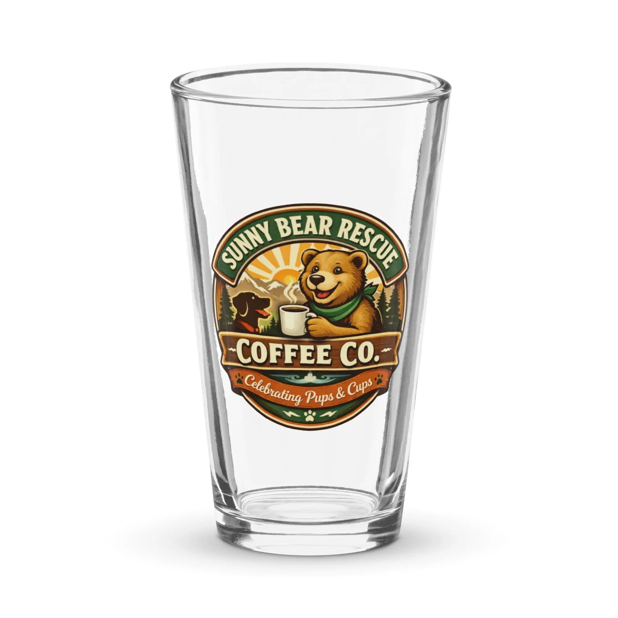 Shaker pint glass