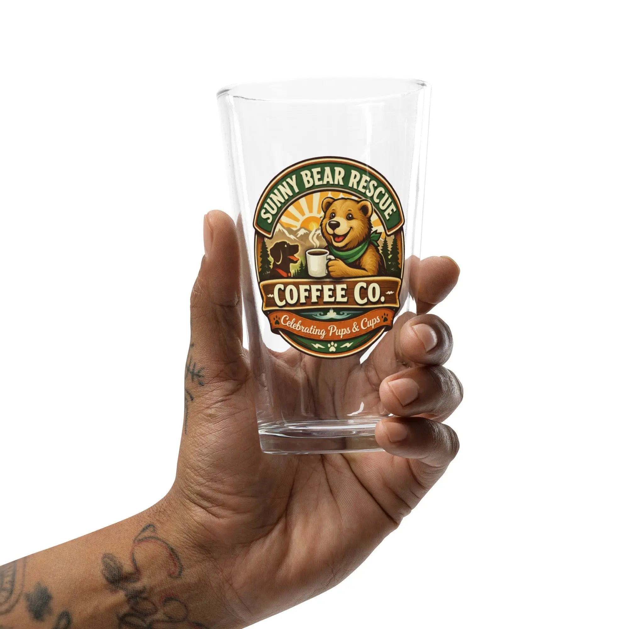 Shaker pint glass