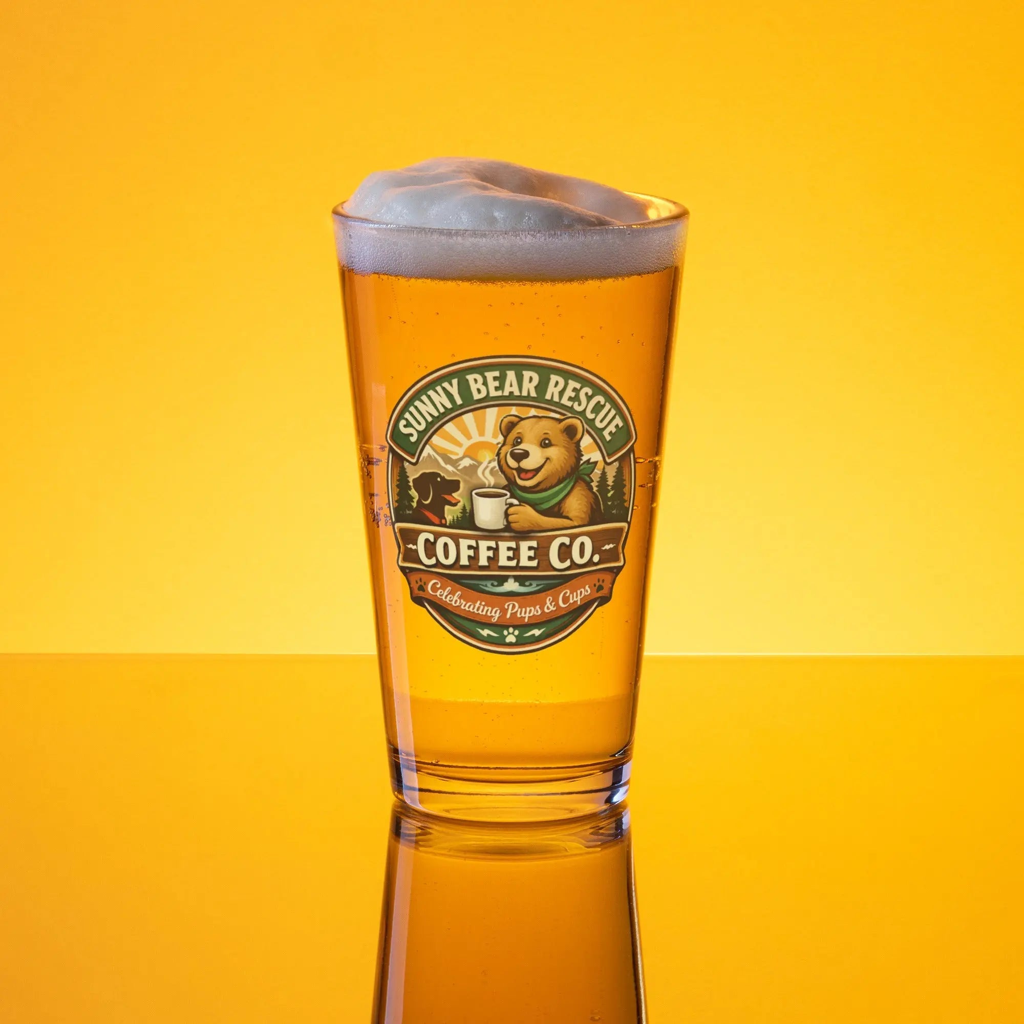 Shaker pint glass