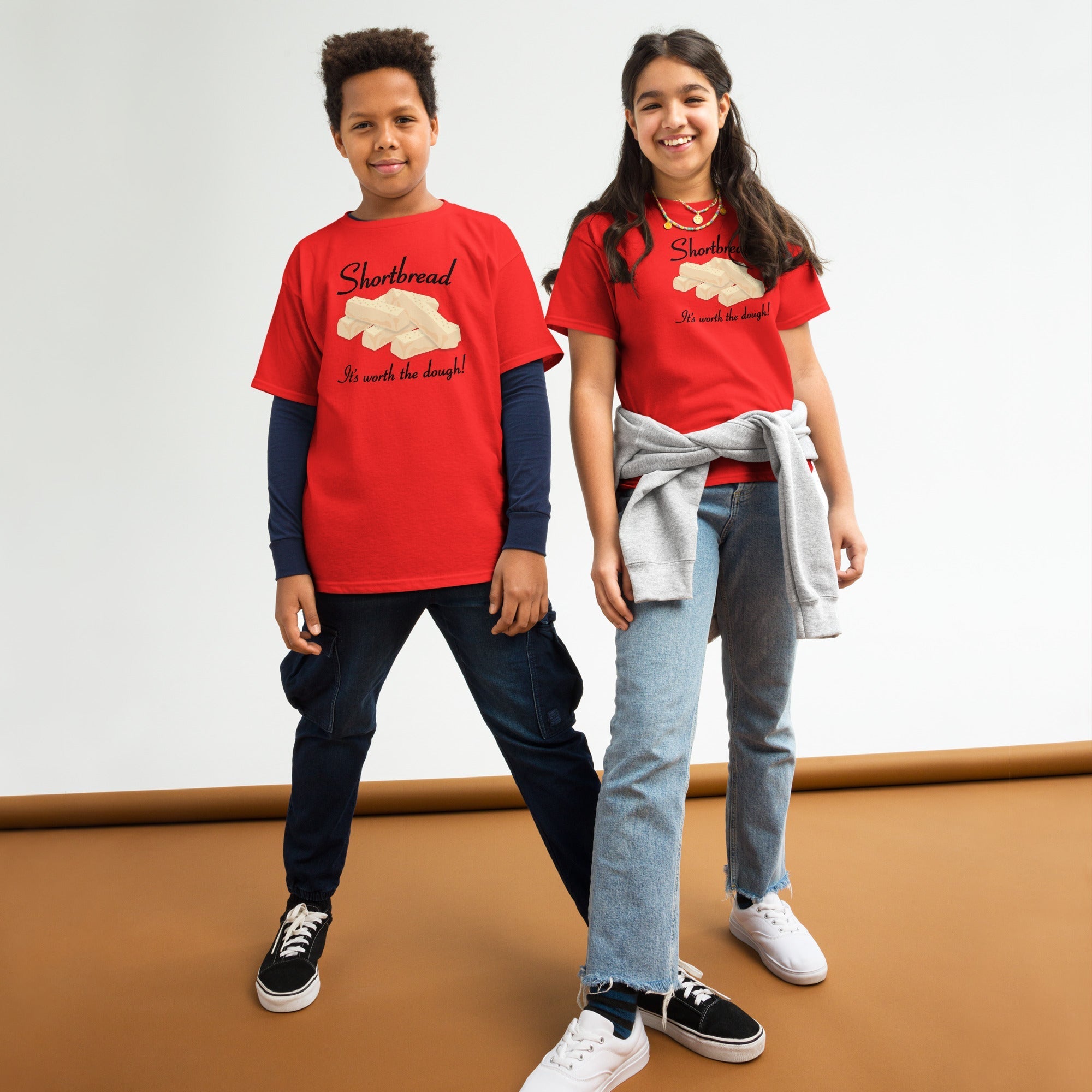 "Shortbread: It's Worth the Dough!" Youth classic tee