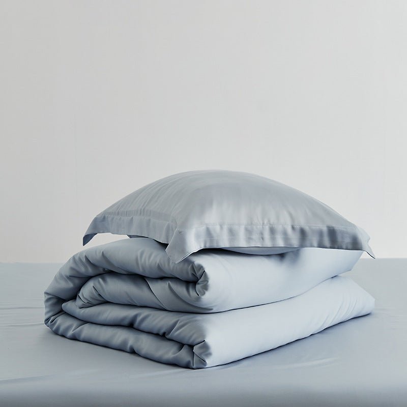 Silky Solid Tencel Bedding Set / Blue