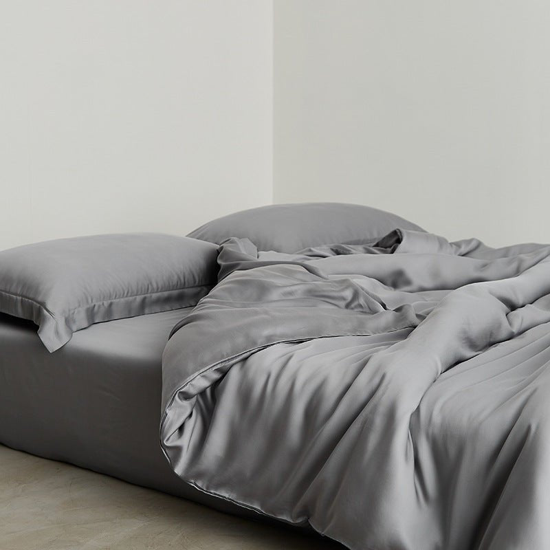 Silky Solid Tencel Bedding Set / Blue